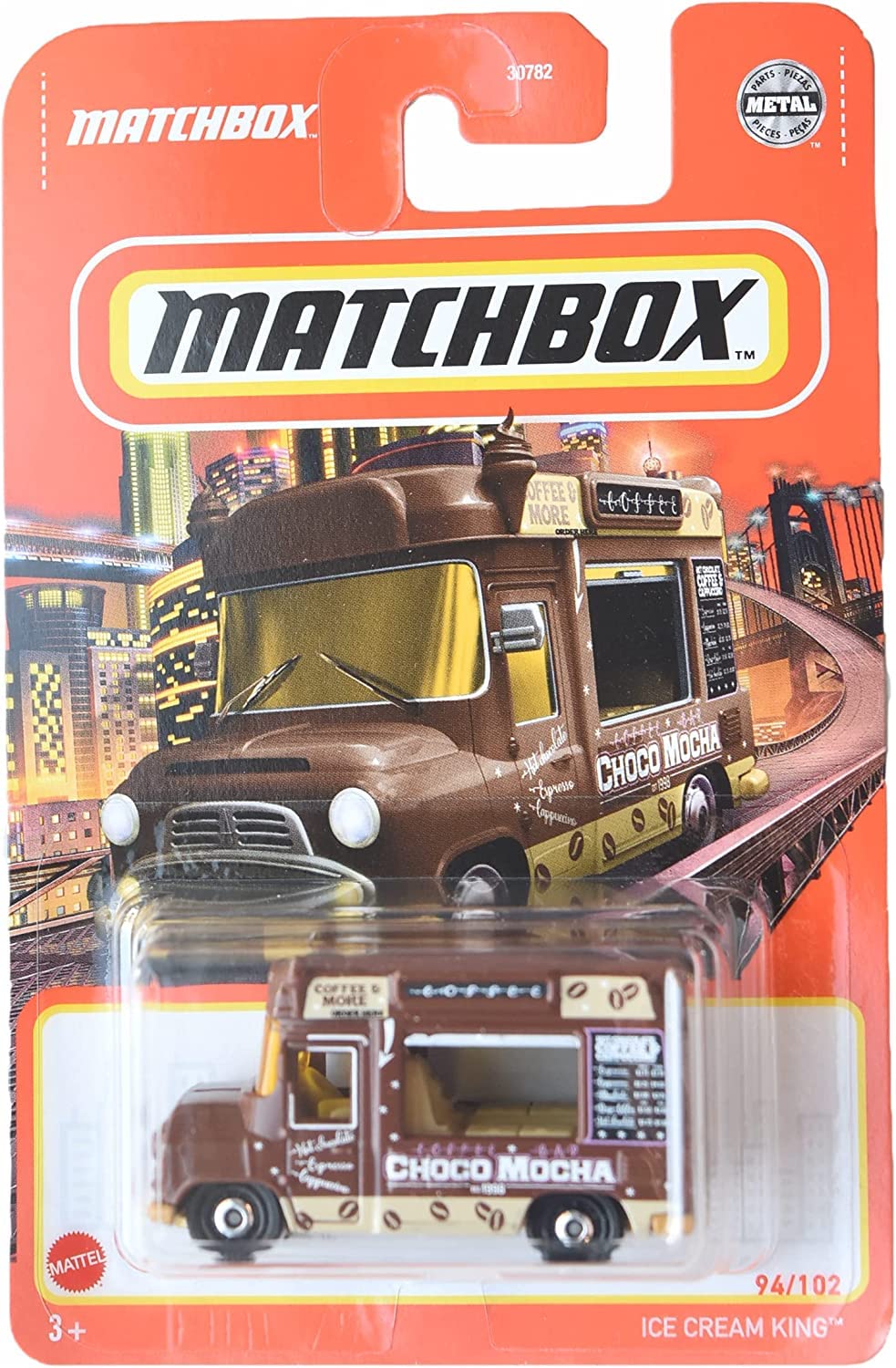 Amazon.com: Hot Wheels Matchbox Ice Cream King - Brown 94/102